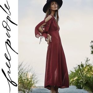 🌸NWOT Free People Prettiest Thing Dress Clay